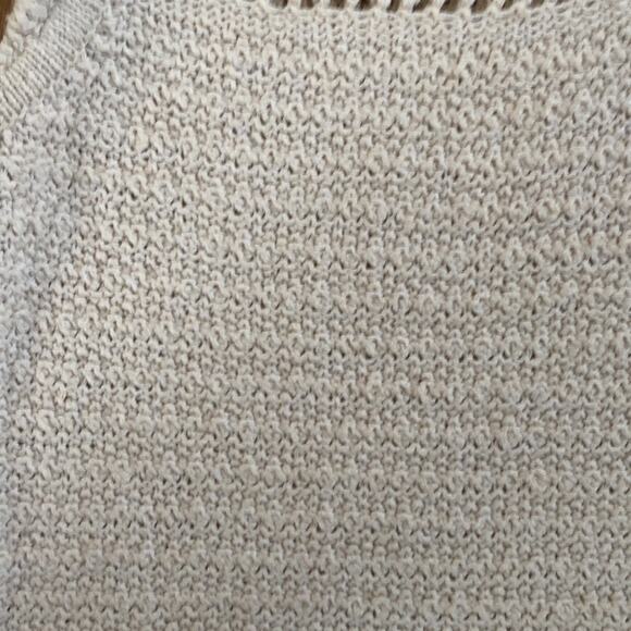 Madewell Crochet Sleeveless Ruffle Sweater XS - Picture 4 of 6